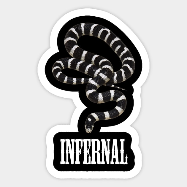 Infernal Sticker by artpirate